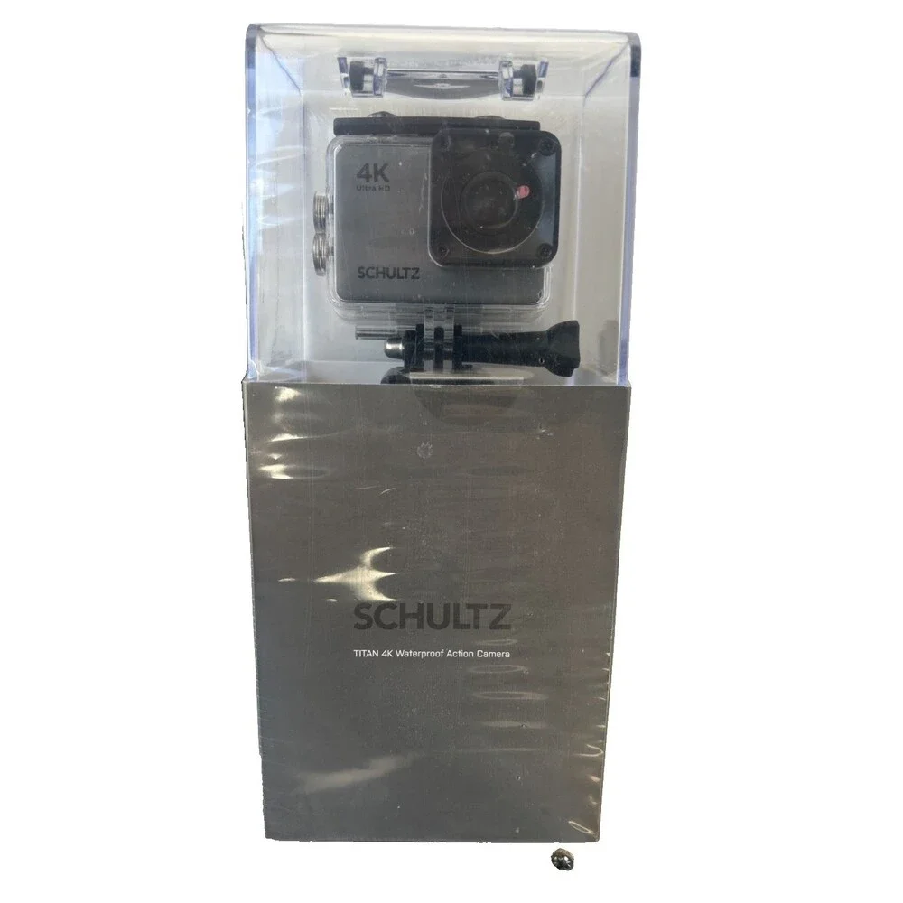 SCHULTZ TITAN 4K Waterproof Action Camera Ultra HD w/Audio New Sealed in Box
